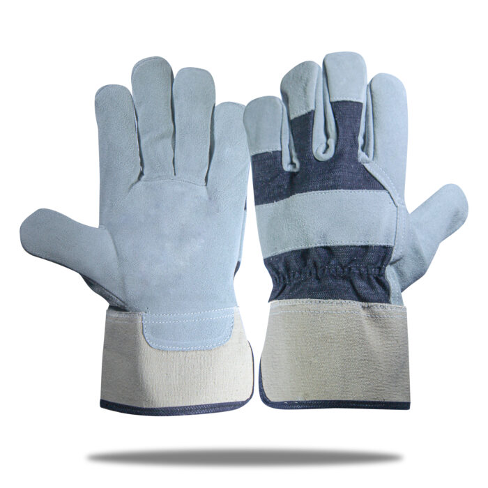IronGrip Terra Canvas Rigger leather safety glove by Subhan Safety, industrial work glove designed for durability, grip, and hand protection.