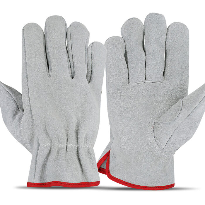 DriveMax ThumbReinforced leather safety glove by Subhan Safety, industrial work glove designed for durability, grip, and hand protection.