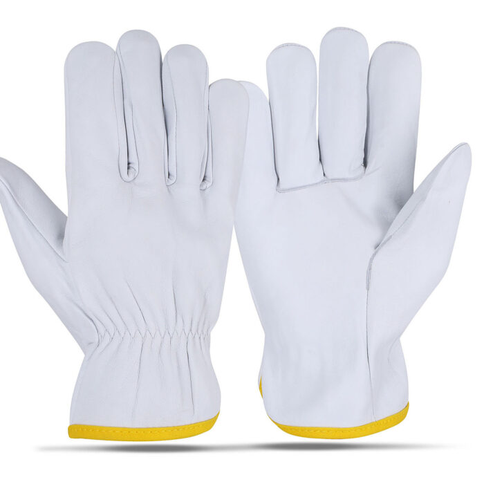DriveMax SheepSoft leather safety glove by Subhan Safety, industrial work glove designed for durability, grip, and hand protection.