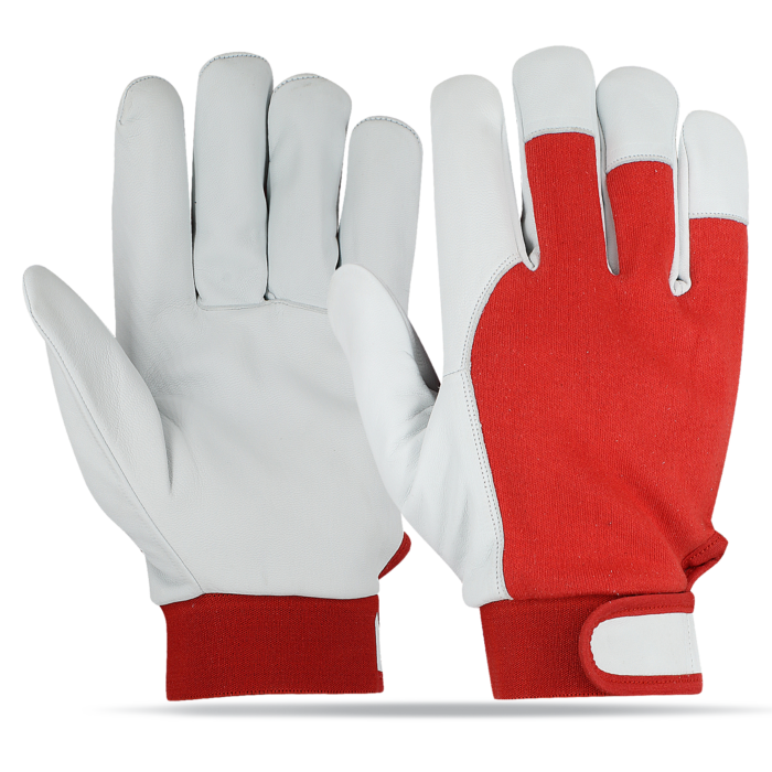 FlexaGrip SportLine leather safety glove by Subhan Safety, industrial work glove designed for durability, grip, and hand protection.