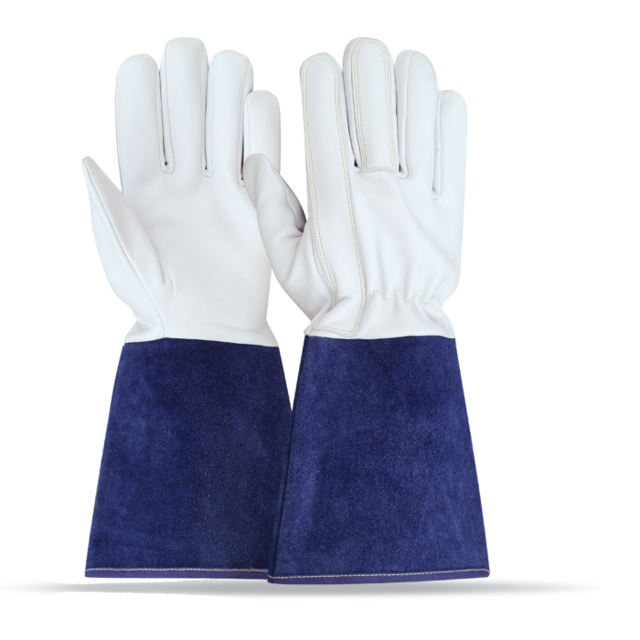WeldGuard TIG Reinforced 15 leather safety glove by Subhan Safety, industrial work glove designed for durability, grip, and hand protection.